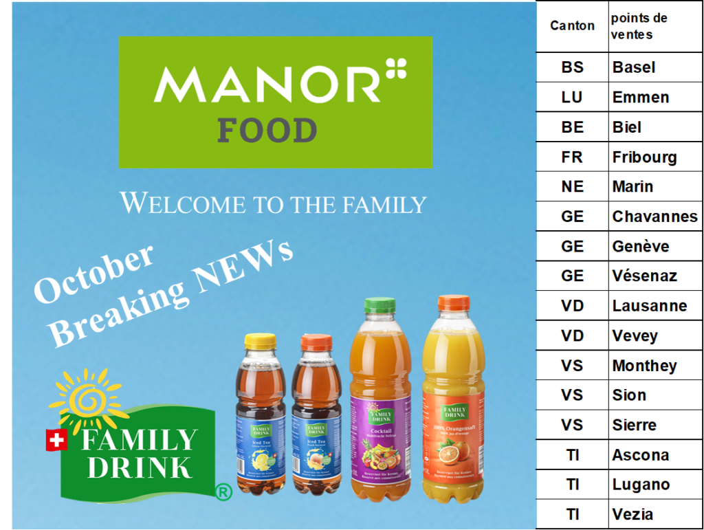 Manor Food Verkaufsstellen